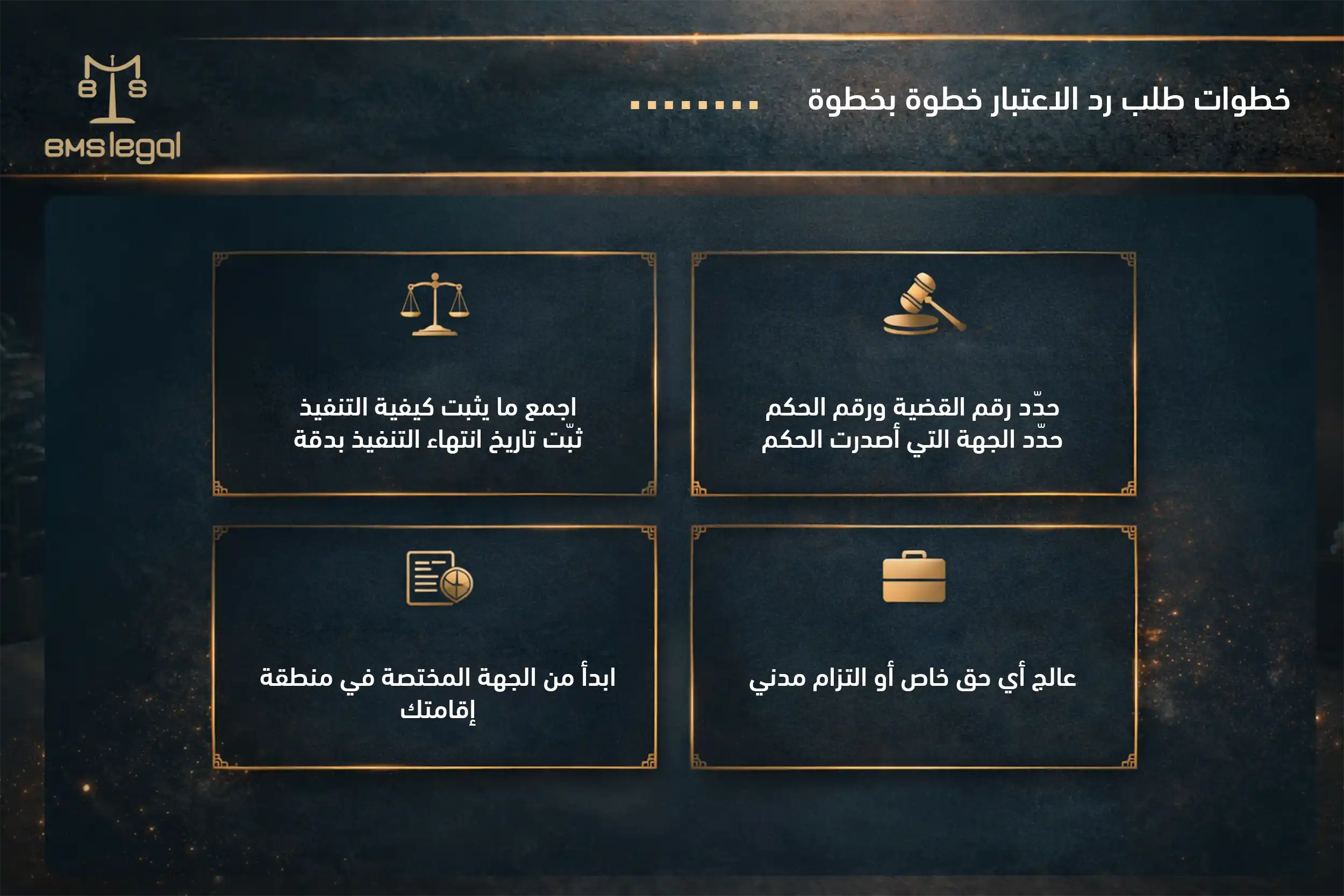 خطوات طلب رد الاعتبار خطوة بخطوة