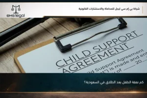 كم نفقة الطفل بعد الطلاق في السعودية؟