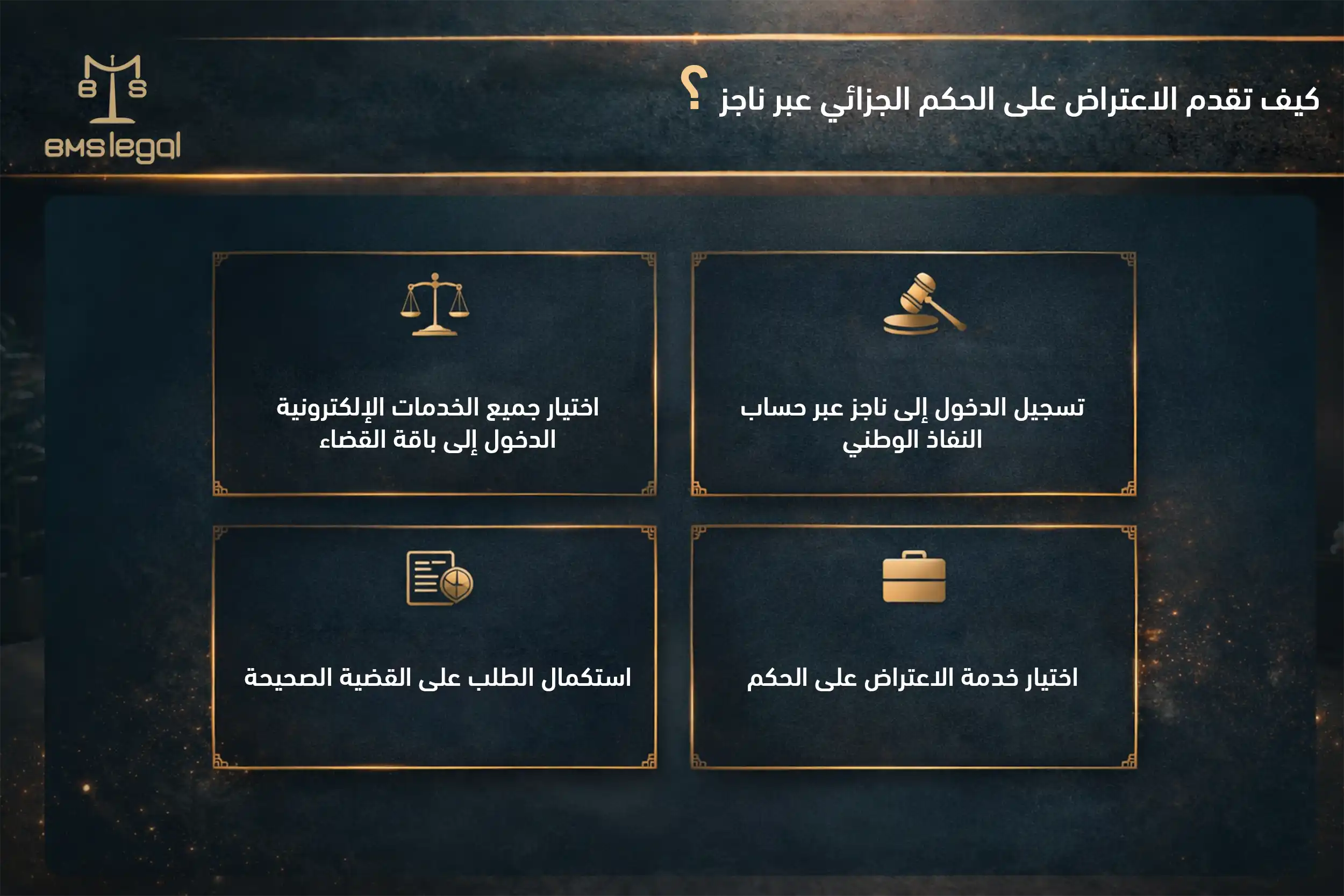 كيف تقدم الاعتراض على الحكم الجزائي عبر ناجز