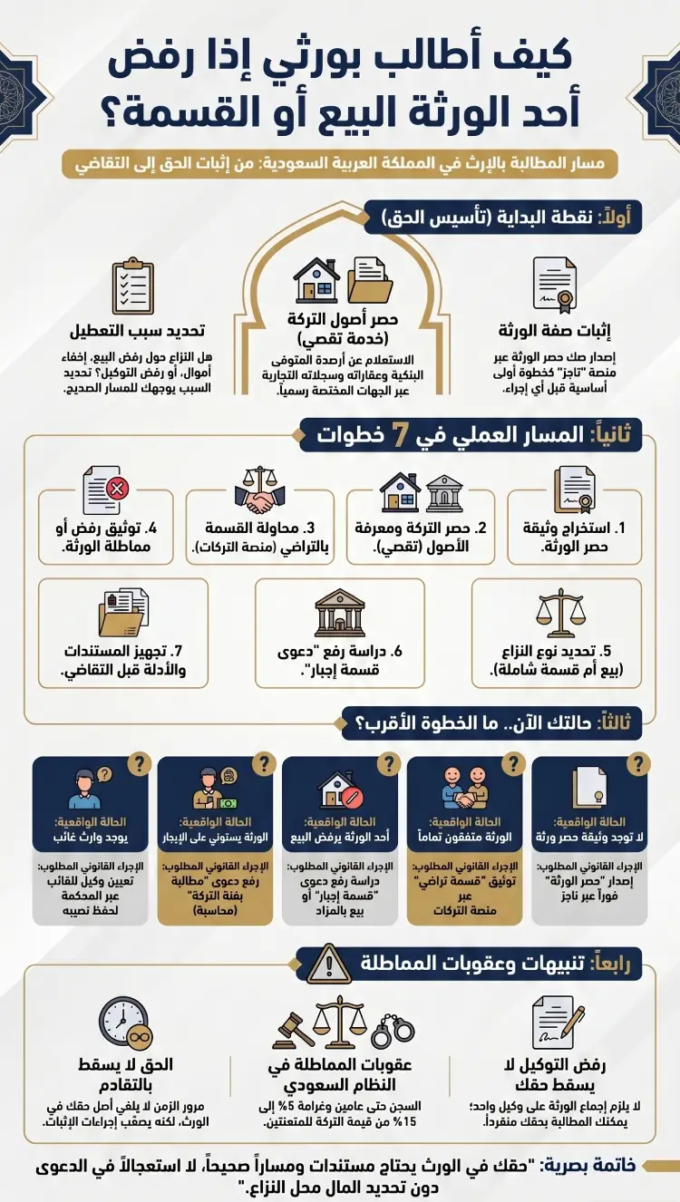 إنفوغرافيك كيف أطالب بورثي