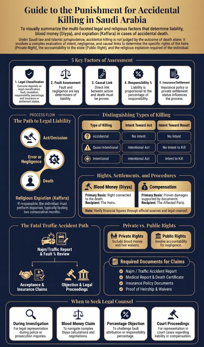 Infographic Punishment for Accidental Killing