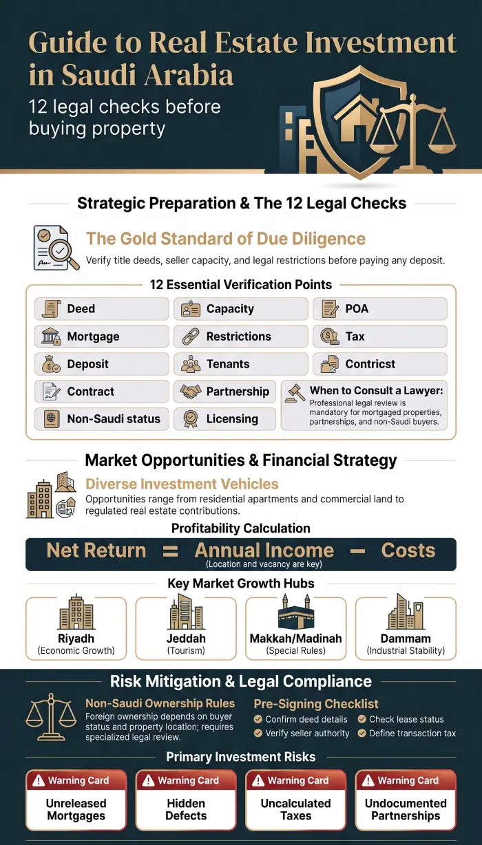 Infographic Real Estate Investment in Saudi Arabia