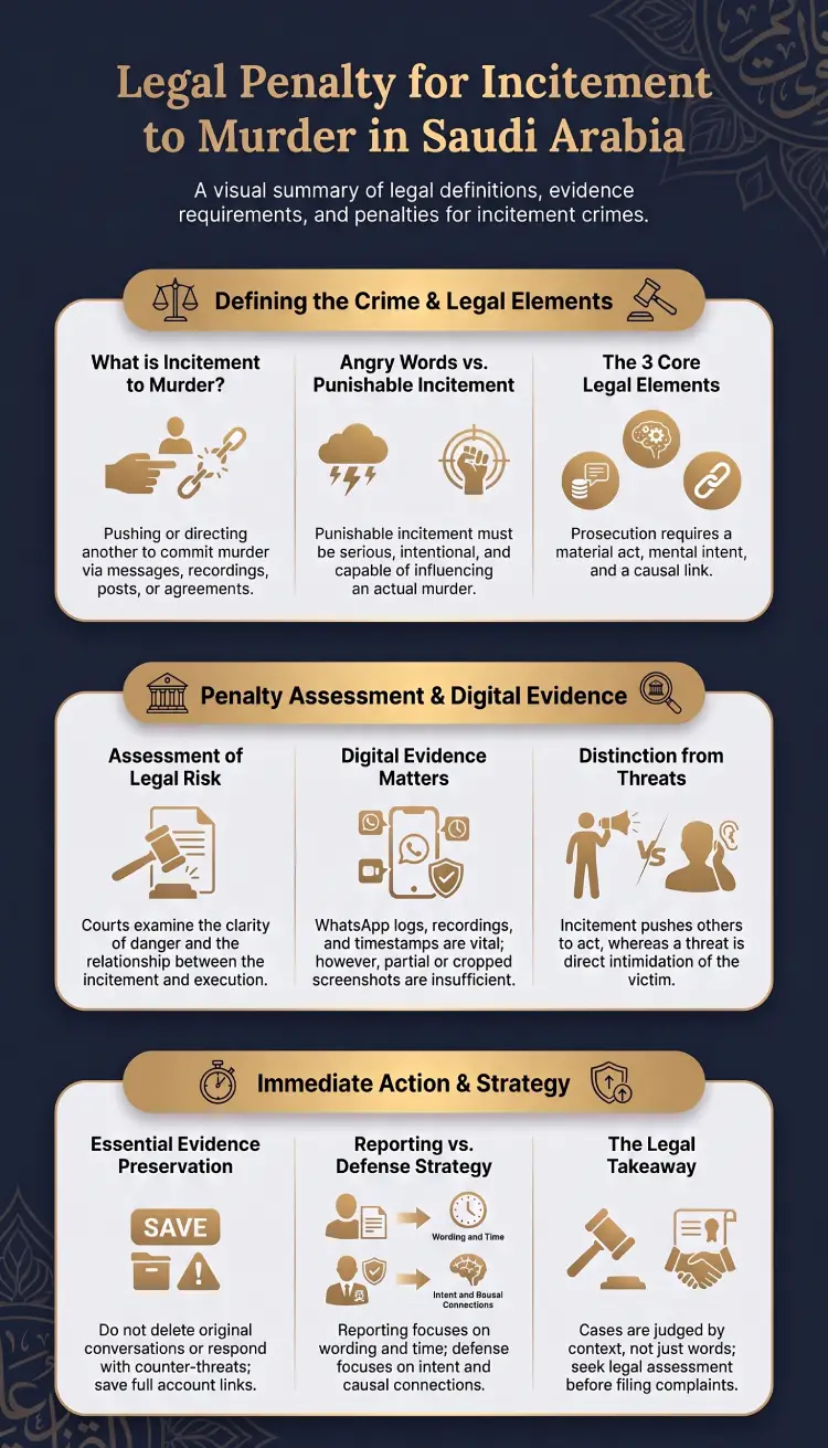 Infographic Penalty for Incitement to Murder