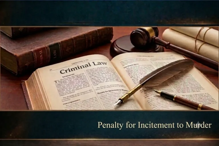 Penalty for Incitement to Murder