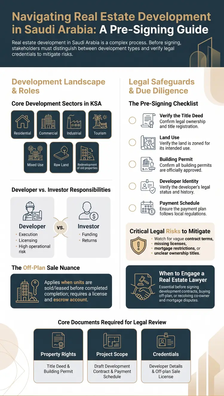 Infographic: Types of Real Estate Development in Saudi Arabia