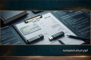 أنواع الجرائم المعلوماتية