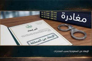 الإبعاد من السعودية بسبب المخدرات