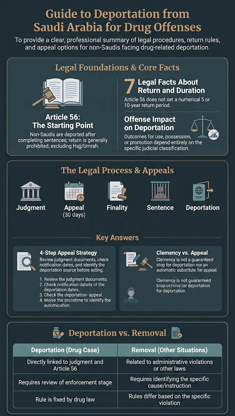 Infographic Deportation from Saudi Arabia for Drug Offenses