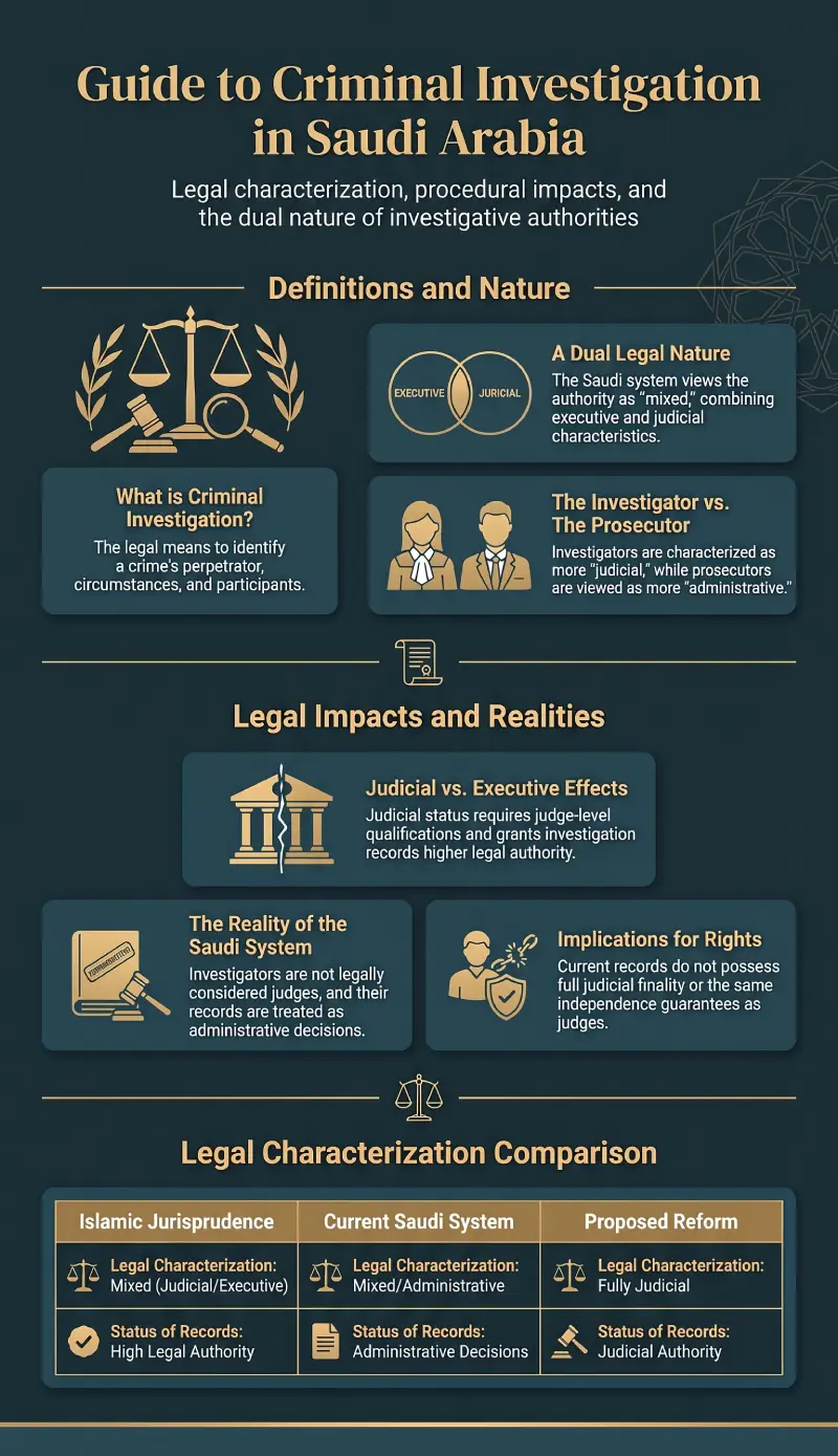 Infographic Criminal Investigation in Saudi Arabia