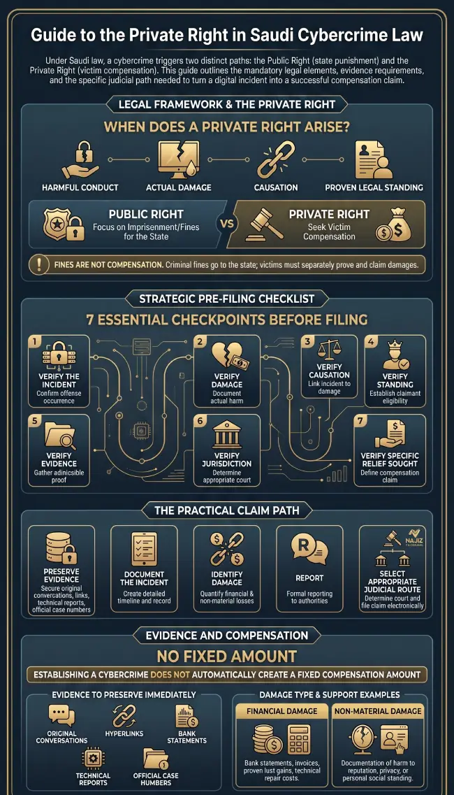 Infographic Private Right in Cybercrime