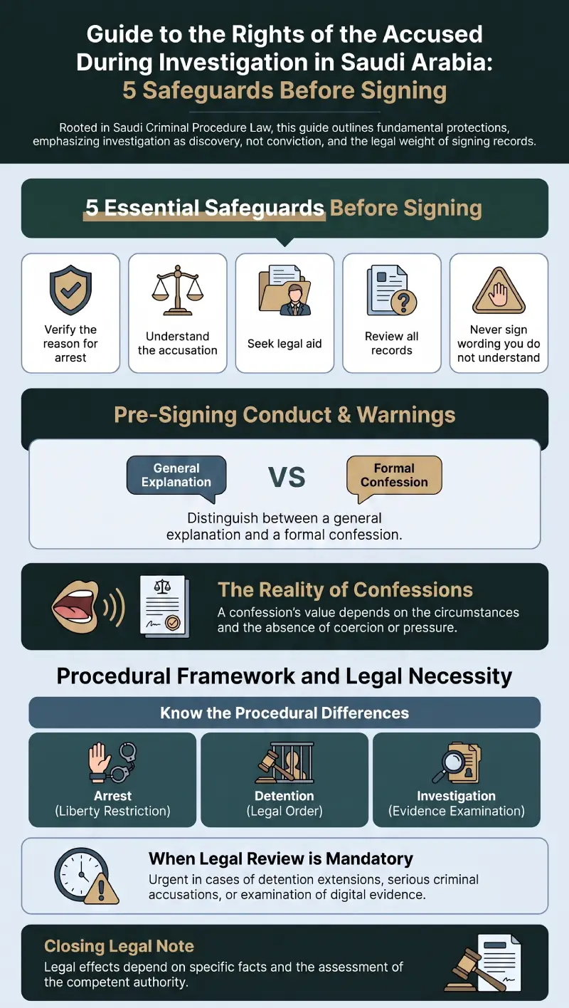 Infographic Rights of the Accused During Investigation