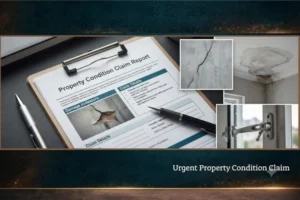 Urgent Property Condition Claim