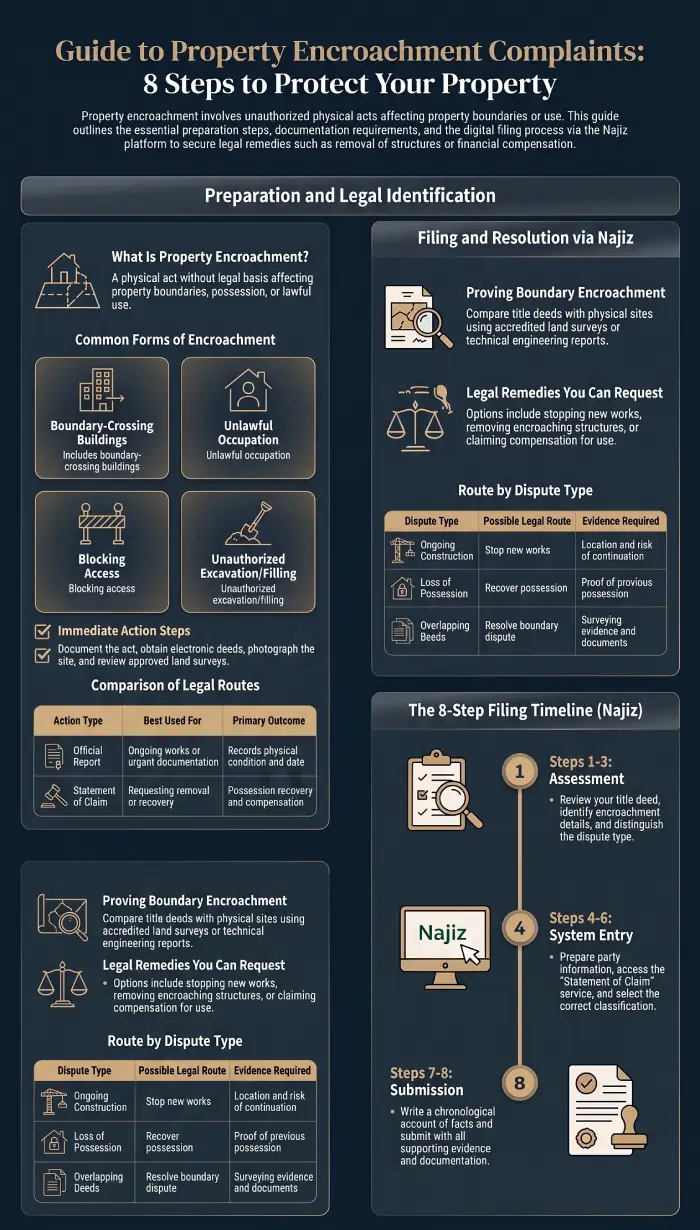 Infographic Property Encroachment Complaint