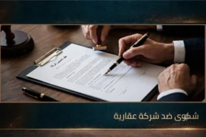 شكوى ضد شركة عقارية