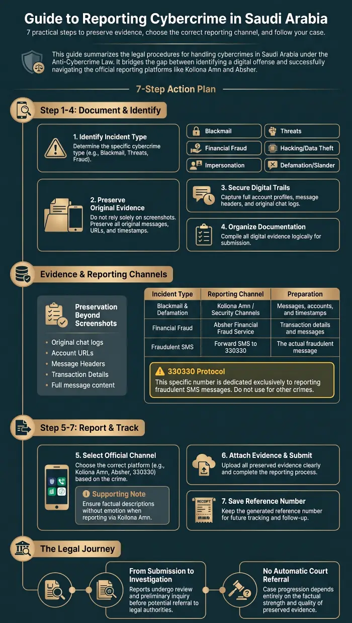 Infographic How to Report Cybercrime