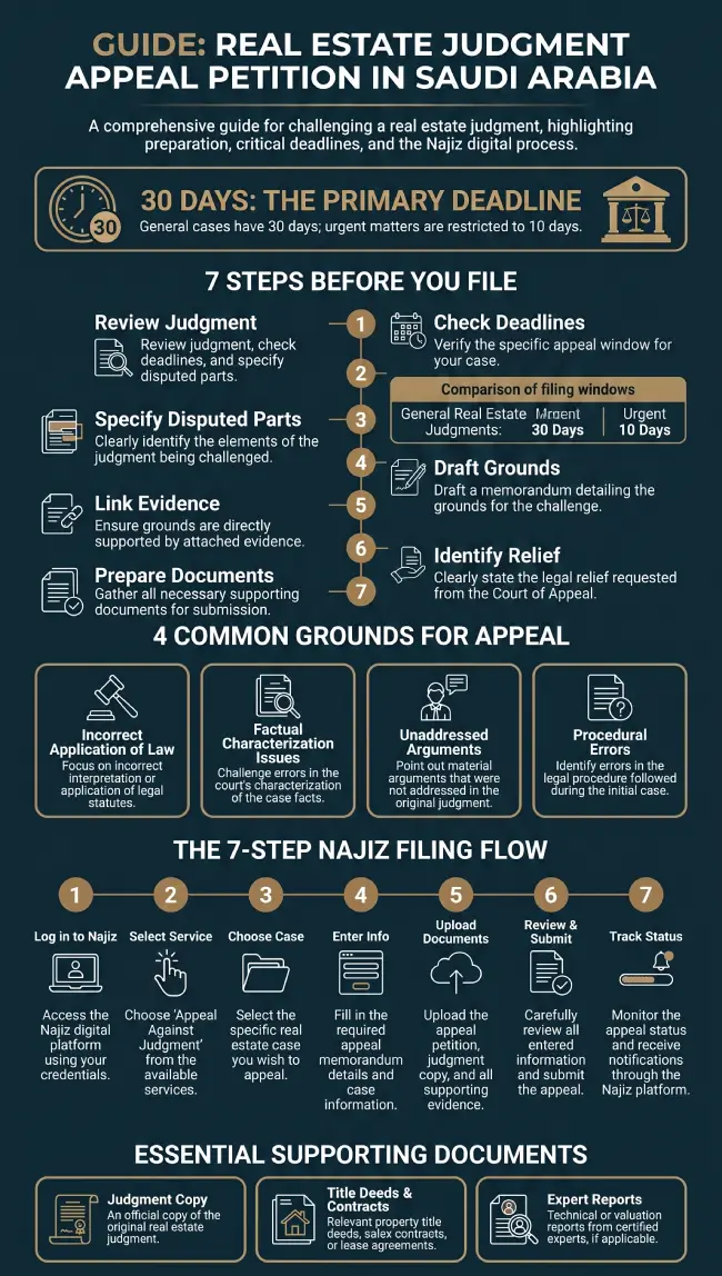 Infographic Real Estate Judgment Appeal Petition