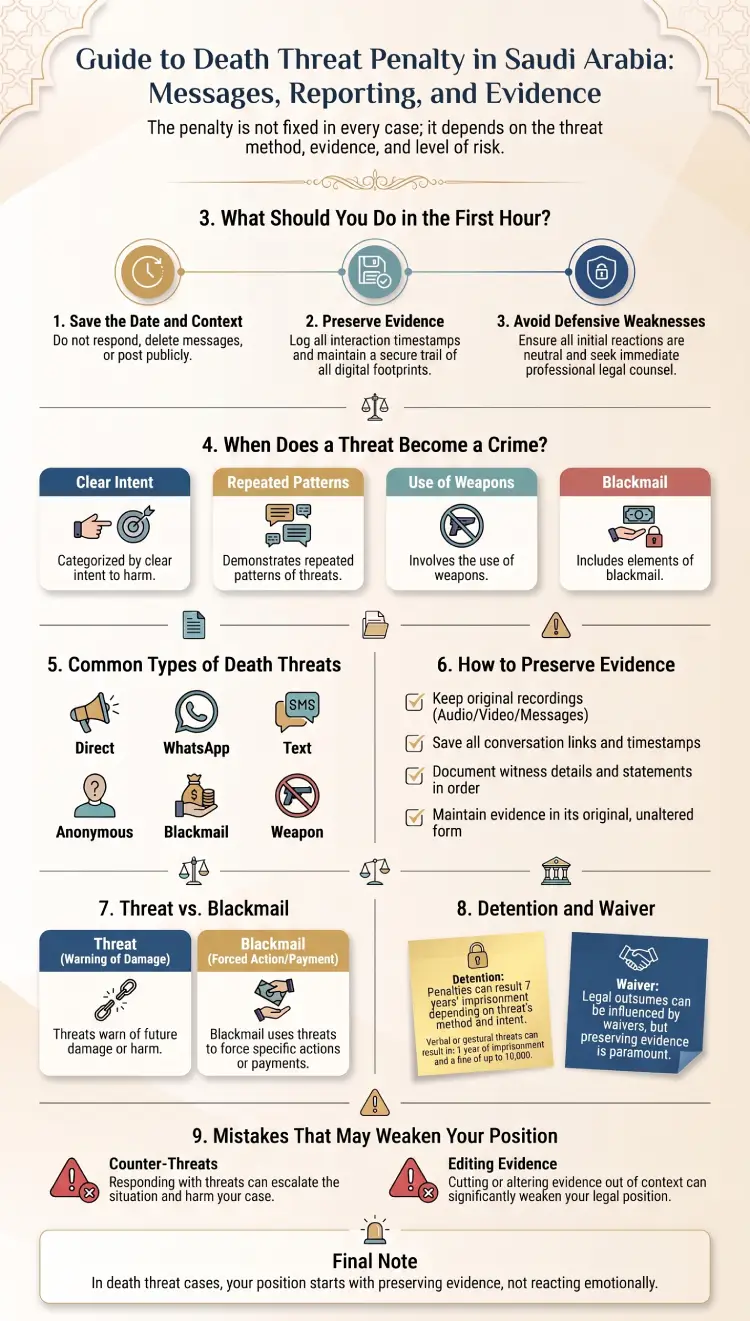 Infographic Death Threat Penalty in Saudi Arabia