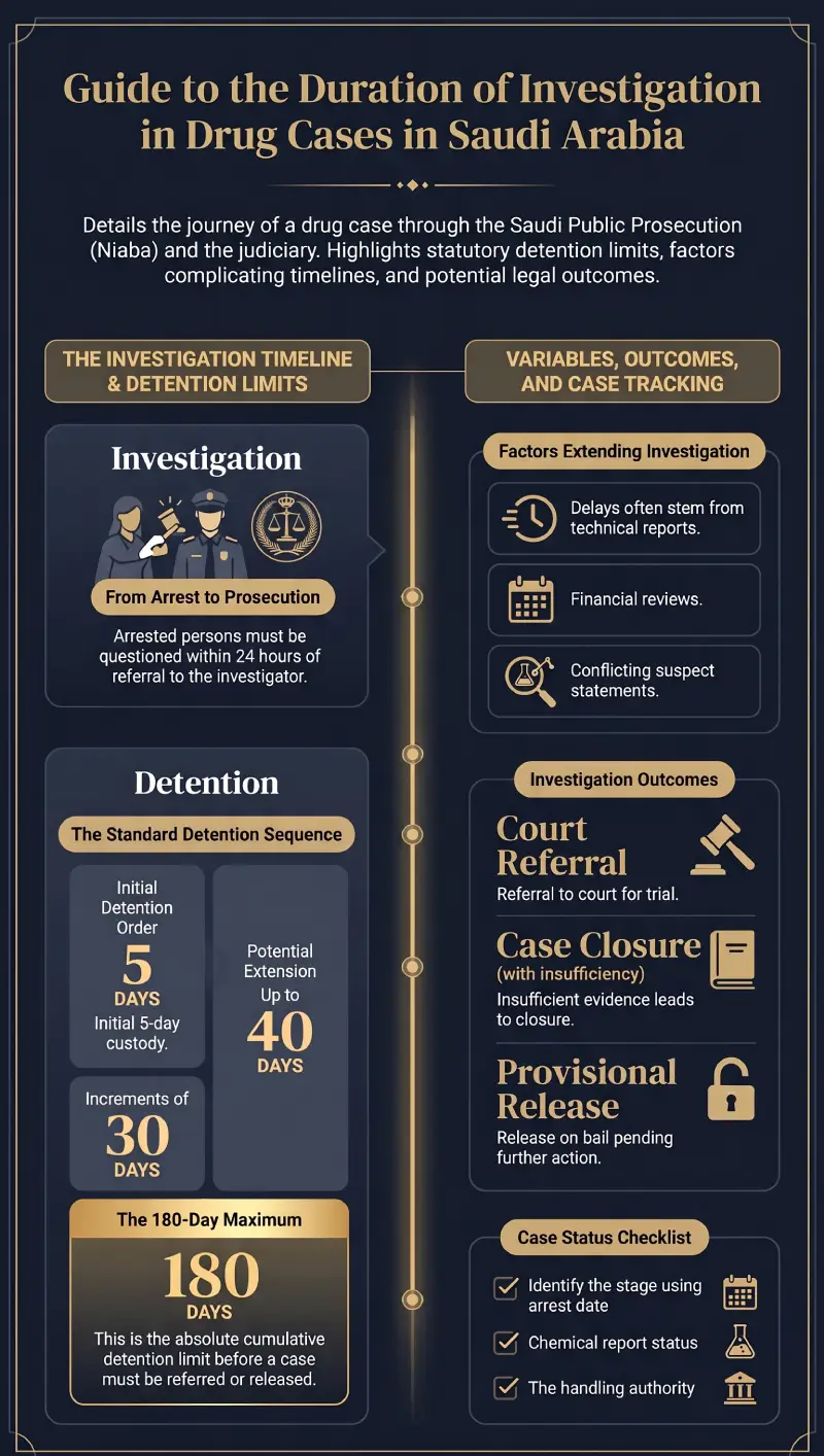 Infographic: Duration of Investigation in Drug Cases