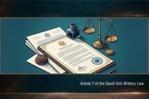 Article 7 of the Saudi Anti-Bribery Law