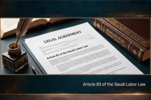 Article 83 of the Saudi Labor Law