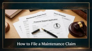 How to File a Maintenance Claim in Saudi Arabia