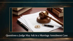 Judge’s Questions in a Marriage Annulment Case