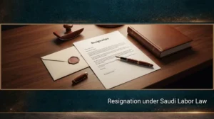 Resignation under Saudi Labor Law