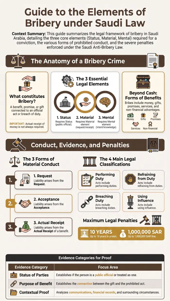 Infographic – Elements of Bribery under Saudi Law