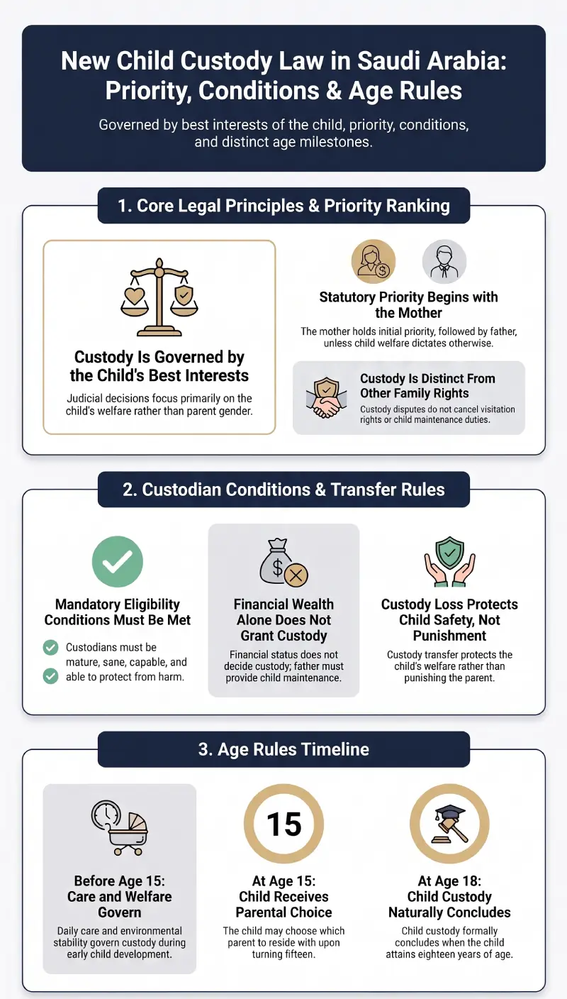Infographic New Child Custody Law in Saudi Arabia