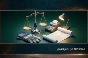 المادة 107 من نظام العمل