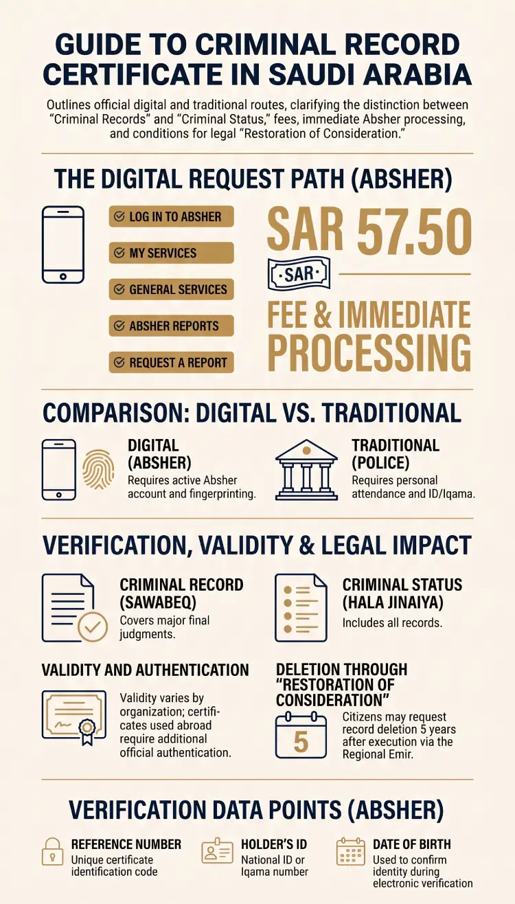 Infographic Criminal Record Certificate