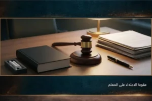 عقوبة الاعتداء على المعلم