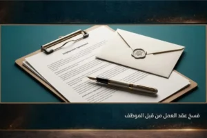 فسخ عقد العمل من قبل الموظف