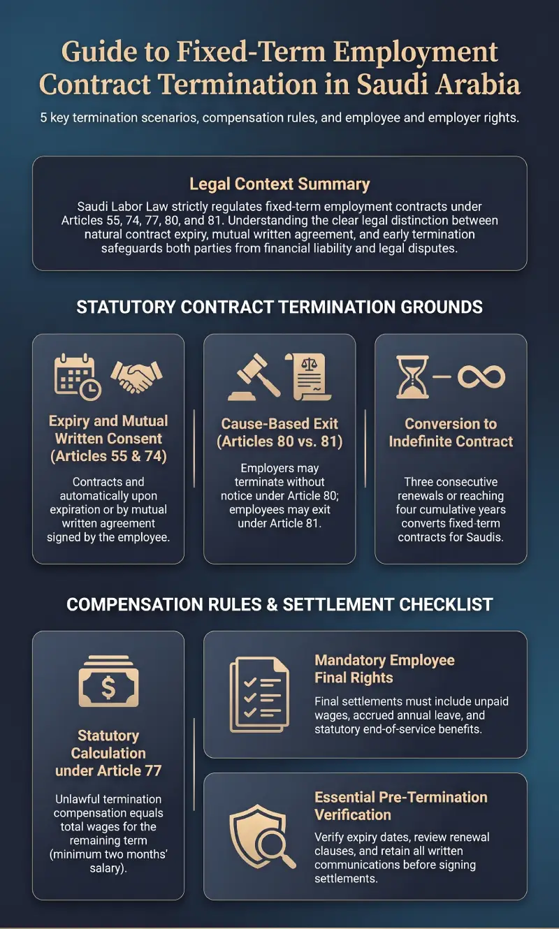 Infographic: Fixed-Term Employment Contract Termination