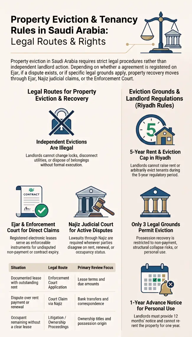 Infographic: Property Eviction in Saudi Arabia